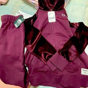 Girls Brand New Roots tracksuit